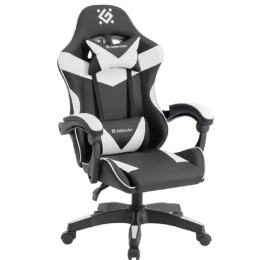 Игровое кресло Urana Чер/бел,класс3,PU DEFENDER