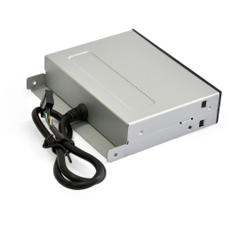Картридер USB2.0 ExeGate CR-415 3.5", мультиформатный: CF/SD/MMC/MS/MS Duo/MS pro/T flash, черный, металл EX283581RUS