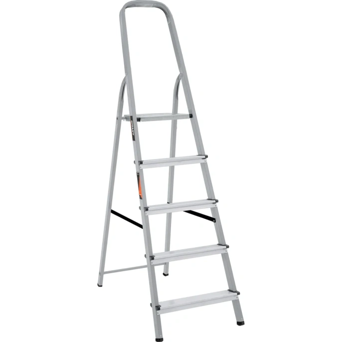 Комбинированная стремянка сталь/алюминий, 5 ступеней, Gigant SL 105