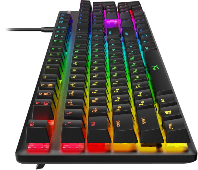 Клавиатура HyperX Alloy Origins механическая черный USB for gamer LED 4P4F6AA#ABA