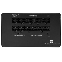 Блок питания 650W/ Power Supply Thermalright, 650W 80+ Bronze ATX, 3.0, Full modular, 1x24 20+4 pin, 2xCPU 8 4+4 pin, 4xPCIe*2 8 6+2 pin, 3xSATA3, 3xMOLEX4pin, Active, 120x120mm, 150x140x86mm, APFC, black TR-TB650