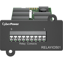 Релейная карта управления CyberPower RELAYIO501/ Карта сухих контактов for OL, OLS, PR, OR series UPSs, 0.54x0.36x0.76m., 0.052kg.