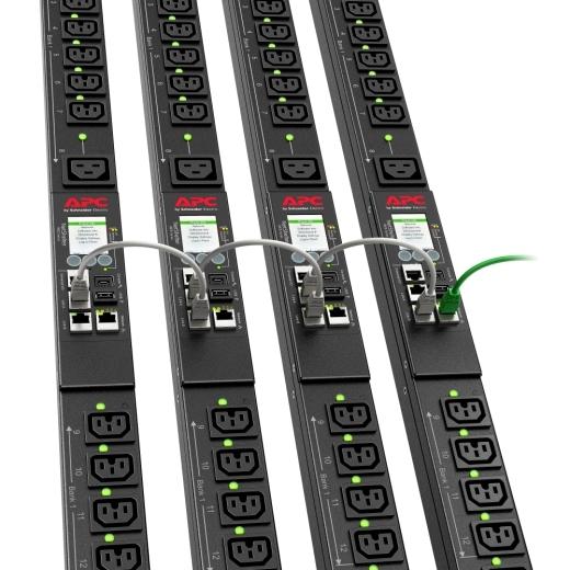 Блок распределения питания APC Rack PDU 9000 Switched, ZeroU, 16A, 230V, 21 C13 & 3 C19, IEC309 Cord (APDU9959EU3)