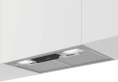 Встраиваемая вытяжка Indesit INAE 52FLS X, управление кнопочное, 2 мотора, серебристый [869890500050]