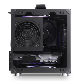 Корпус без блока питания Case JONSBO C6 Handle, Mini-Tower, no fan, 1xUSB-A 3.0 + 1xUSB-C 3.1, mATX, mITX Black (C6 Handle Black)