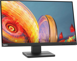 Монитор Lenovo 23.8" ThinkVision E24q-20 черный IPS 4ms 16:9 HDMI M/M матовая HAS Piv 1000:1 300cd 178гр/178гр 2560x1440 75Hz DP 2K 5.05кг