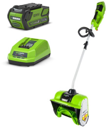 Снегоуборщик электр. Greenworks GD40SSK5