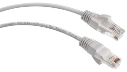 Cabeus PC-UTP-RJ45-Cat.5e-0.15m Патч-корд U/UTP, категория 5е, 2xRJ45/8p8c, неэкранированный, серый, PVC, 0.15м
