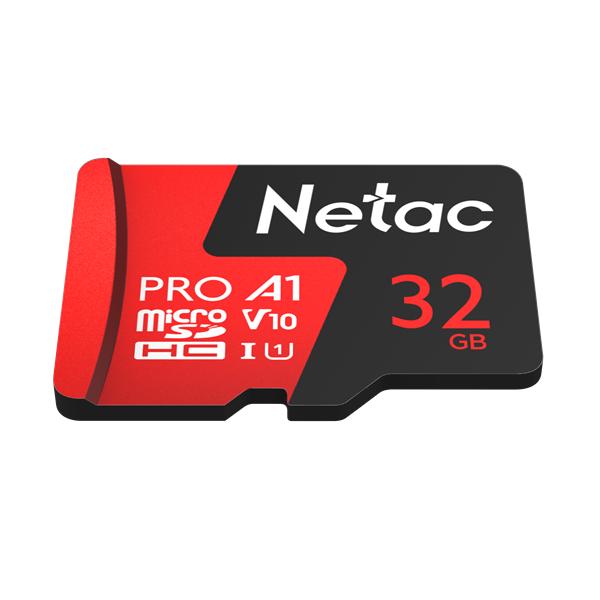 Карта памяти microSDHC UHS-I U1 NETAC P500 Extreme Pro 32 ГБ, 90 МБ/с, Class 10, NT02P500PRO-032G-S,  1 шт., без адаптера