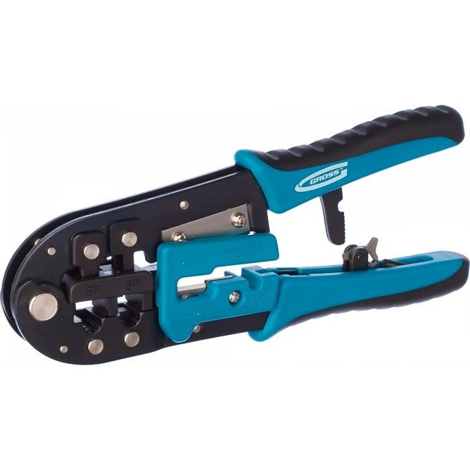 Кримпер для обжима телефонных и компьютерных клемм GROSS 17719