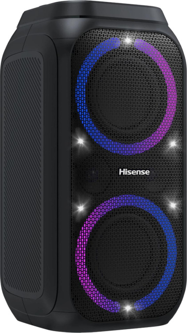 Музыкальный центр Hisense Party Rocket 160, 160Вт, с караоке, Bluetooth, USB, черный