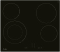 Электрическая варочная поверхность LEX EVH 641A BL, конфорок: 4 шт., стеклокерамика, независимая, черный