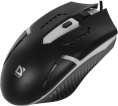 Мышь проводная Defender Flash MB-600L, игровая, оптическая, USB, 1200dpi, черный [52600]