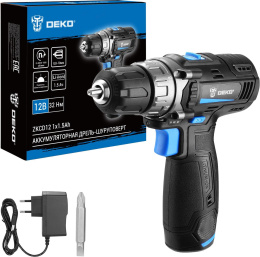 Дрель-шуруповерт Deko ZKCD12 аккум. патрон:быстрозажимной 084-1008