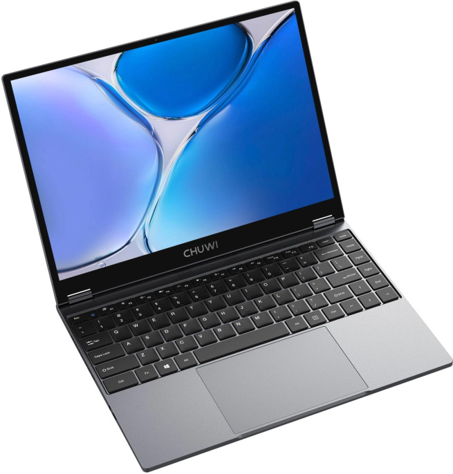 Ноутбук Chuwi Freebook N-series N150 16Gb SSD512Gb Intel Graphics 13.4" IPS Touch 2.5K 2520x1680 Windows 11 Home grey WiFi BT Cam 5000mAh (22534846)