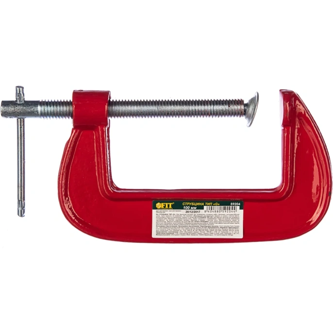 Струбцина тип G 100 мм FIT 59204
