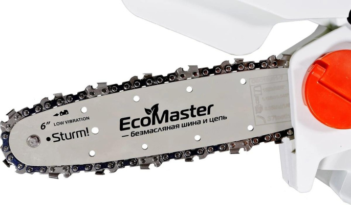 Цепная пила STURM! CSC18061,  аккумуляторная,  16В,  2Ач,  с одним аккумулятором