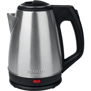 Чайник электрический Scarlett SC-EK21S25 1.5л. 1350Вт серебристый корпус: металл/пластик EK21S25