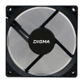 Вентилятор Digma DFAN-90 90мм, 3-pin, от БП:4-pin Molex , 1800об/мин, 23 дБ, черный, Ret