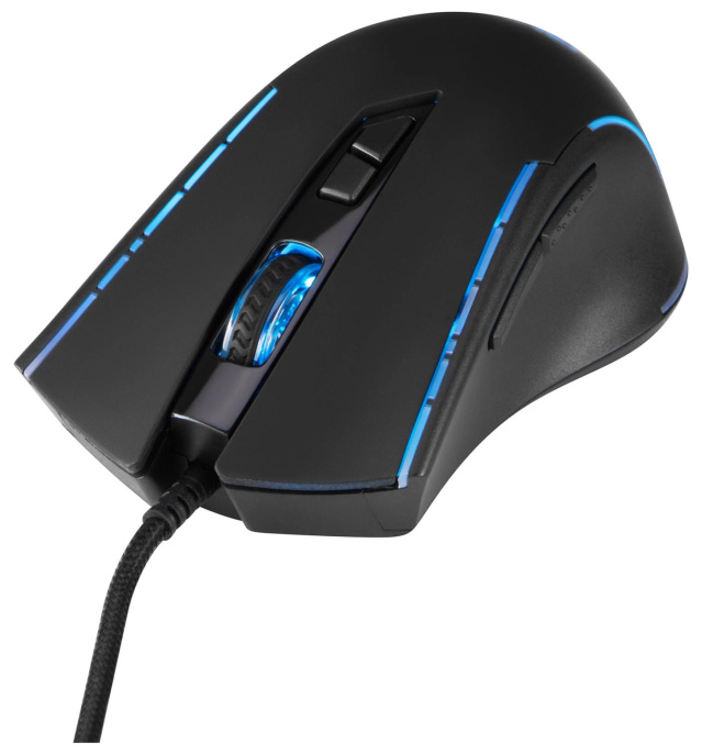 Мышь проводная GMNG 950GM, игровая, оптическая, USB, 7200dpi, черный [1533300]