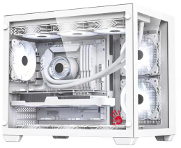 Корпус Bloody BD-CC108 белый без БП mATX 9x120mm 2xUSB3.0 audio bott PSU