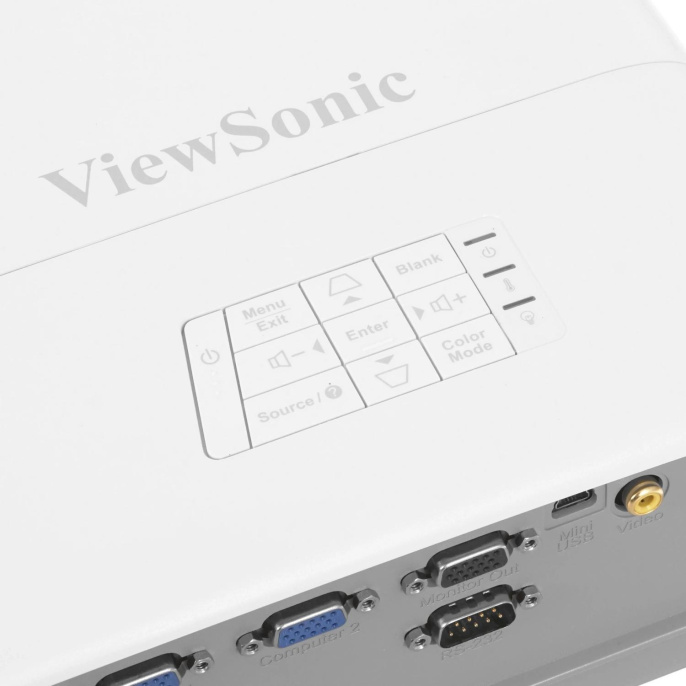 Проектор ViewSonic PA503X DLP 3800Lm LS 1024x768 22000:1 ресурс лампы:15000часов 1xUSB typeA 1xUSB typeB 1xHDMI 2.1кг