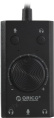 Звуковая карта Orico SC2-BK USB адаптер для наушников с микрофоном