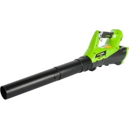 Воздуходув аккумуляторный GreenWorks G40AB 40V, с 1хАКБ 4 Ач c USB и ЗУ 2400807USB4