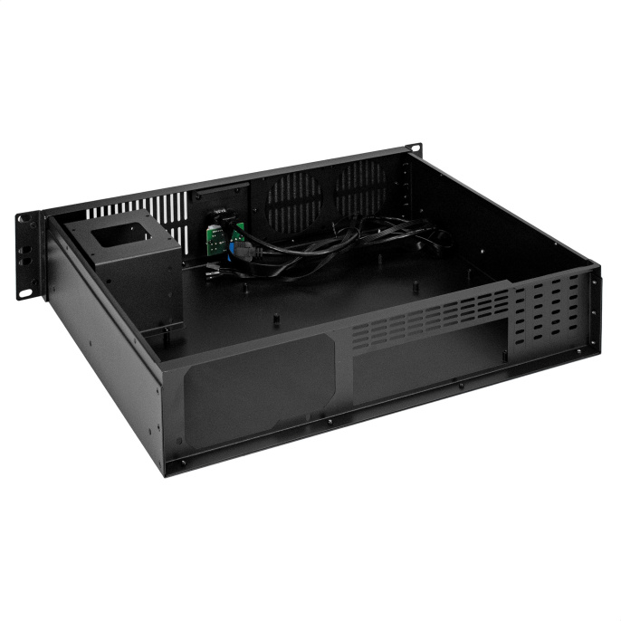 Серверный корпус ExeGate Pro 2U350-33 <RM 19", высота 2U, глубина 350, без БП, 2*USB+1* USB3.0> EX297591RUS