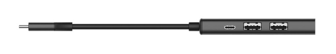 Хаб (разветвитель) A4TECH DST-40C, серый