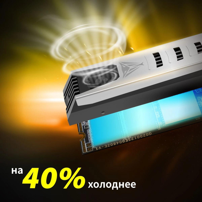 SSD накопитель Patriot PV553 PV553P1TBM28H 1ТБ, M.2 2280, PCIe 5.0 x4,  NVMe,  M.2