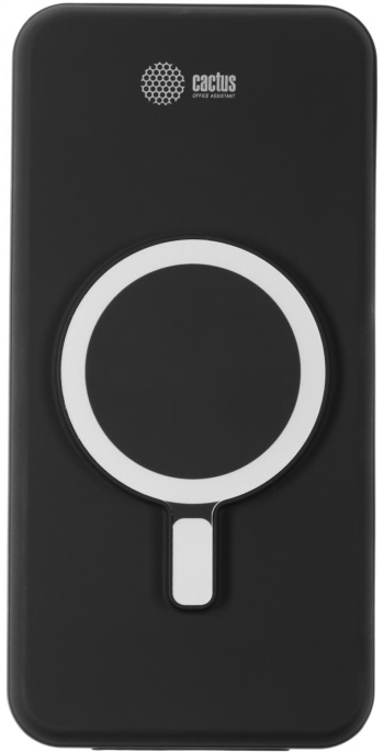 Мобильный аккумулятор Cactus CS-PBFSRT-10000 10000mAh 4.5A USB-A/USB-C беспров.зар. черный