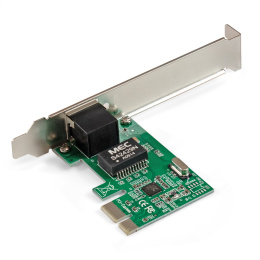 Сетевой адаптер ExeGate EXE-560 PCI-E x1 v2.0, 1xRJ45, UTP 10/100/1000Mbps, Realtek Chipset RTL8111C EX281224RUS