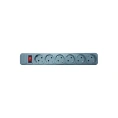 Сетевой фильтр Centek 5 розеток, 4,5 м, макс до 2200 Вт CT-8900-5-4,5 Gray