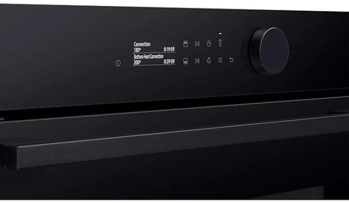 Духовой шкаф электрический Samsung NV7B5645TAK/WT,  76л,  черный