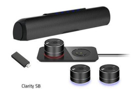 Спикерфон Silex Clarity SB-02, динамик и два беспроводных микрофона