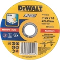 Круг отрезной, быстр рез,125x22.2x1 мм,тип 4 DEWALT DT43902