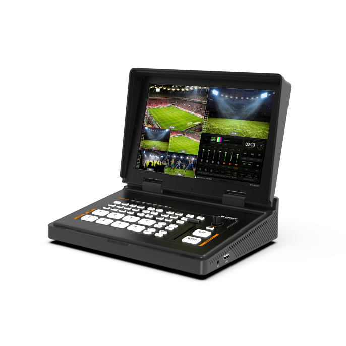 Видеомикшер-стример AVMATRIX Shark H4 PLUS портативный 4CH HDMI USB LAN (31638)