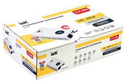 Стабилизатор напряжения IEK Slim,  1.2кВт белый [ivs22-1-d15-09]