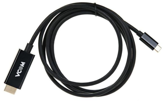 Кабель-адаптер USB 3.1 Type-Cm -- HDMI A m 3840x2160@30Hz, 1.8m VCOM CU423C CU423C-1.8M