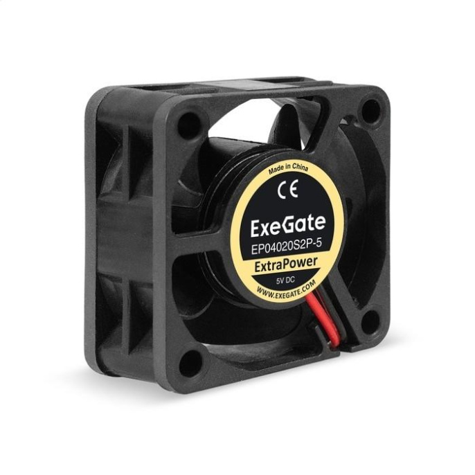 Вентилятор 5В DC ExeGate ExtraPower EP04020S2P-5 40x40x20 мм, Sleeve bearing подшипник скольжения , 2pin, 7000RPM, 30dBA EX295197RUS