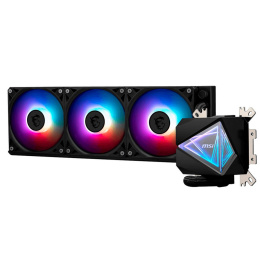 Жидкостная система охлаждения MSI MAG CORELIQUID I360 3x ARGB Gen2 Fan, ARGB Gen2 Block, Color Box 306-7ZW8A11-C24 / 306-7ZW8E11-C24