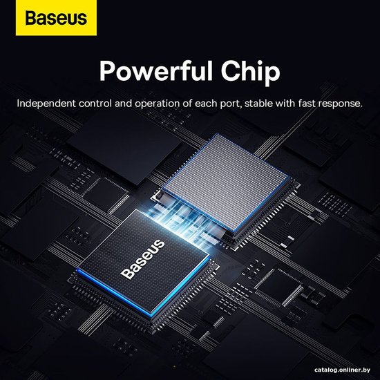 Хаб Baseus BS-OH109 UltraJoy Series 4 порта USBA to USB3.0*3+RJ45*1 Space Grey B0005280A813-01