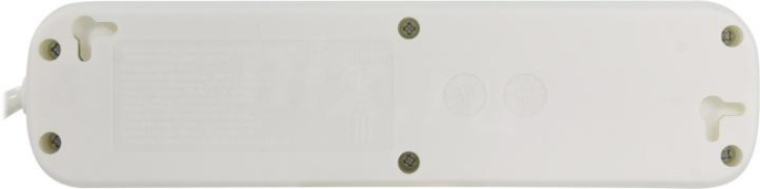 Сетевой удлинитель Defender E418, 1.8м, белый [99225]