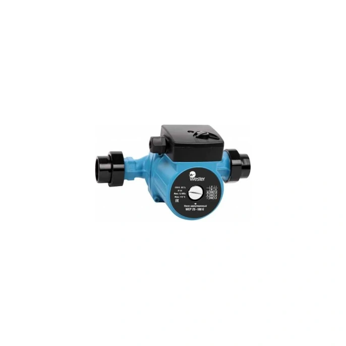 Насос циркуляционный Wester WCP 25-100G с гайками 0-18-0052
