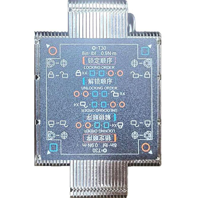 Радиатор/ Gooxi 2U4HP-T027-GP coolers for AMD motherboards ,TDP 280W