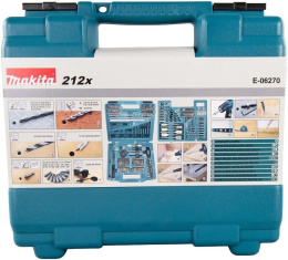 Набор принадлежностей Makita E-06270,  212 предметов