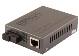 Медиаконвертер OSNOVO OMC-100-11S5a Оптический Fast Ethernet медиаконвертер для передачи Ethernet по одному волокну одномодового оптического кабеля до 20км. Поддерживает скорость 10/100М IEEE 802.3i, IEEE 802.3u, I