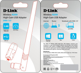 Wi-Fi адаптер D-Link DWA-137/C1A USB 2.0
