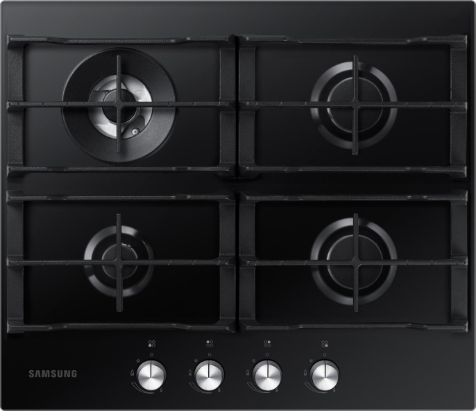 Газовая варочная поверхность SAMSUNG NA64H3030AK/WT BLACK